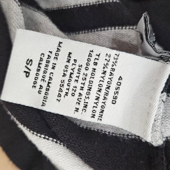 Black and White Striped Women's Sweater Cardigan - NWOT - SMALL - Picture 3 of 3